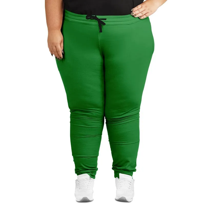 Shaded Green Joggers | Unisex | with PLUS sizes | C75M0Y100K30