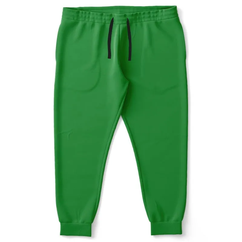 Shaded Green Joggers | Unisex | with PLUS sizes | C75M0Y100K30