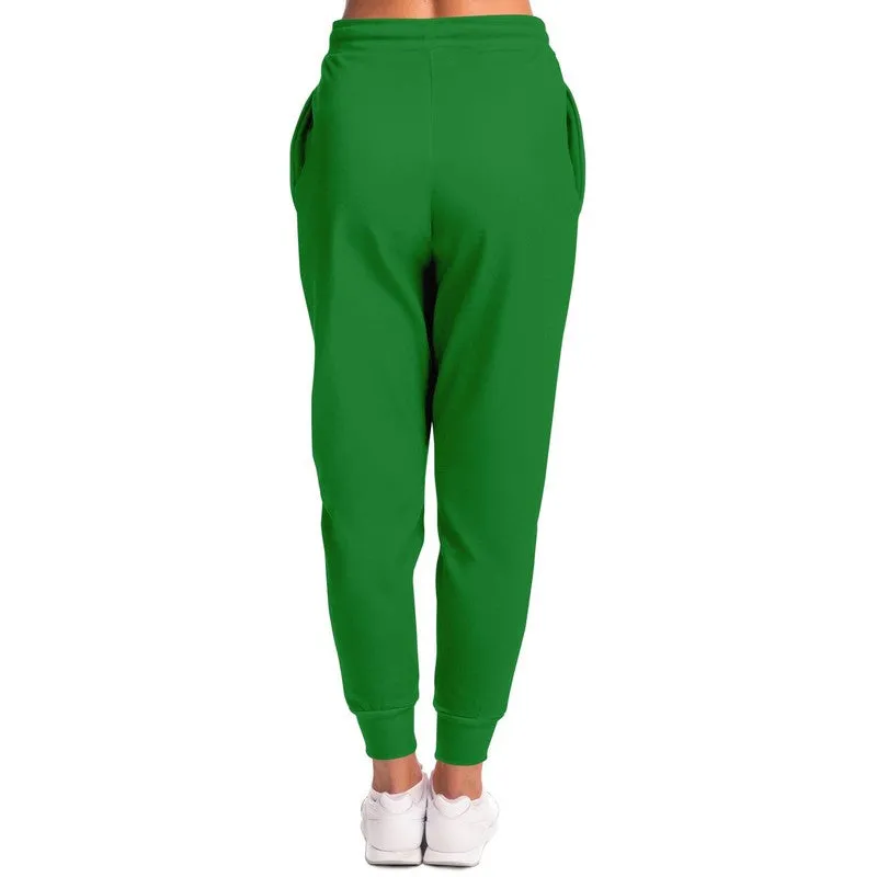 Shaded Green Joggers | Unisex | with PLUS sizes | C75M0Y100K30
