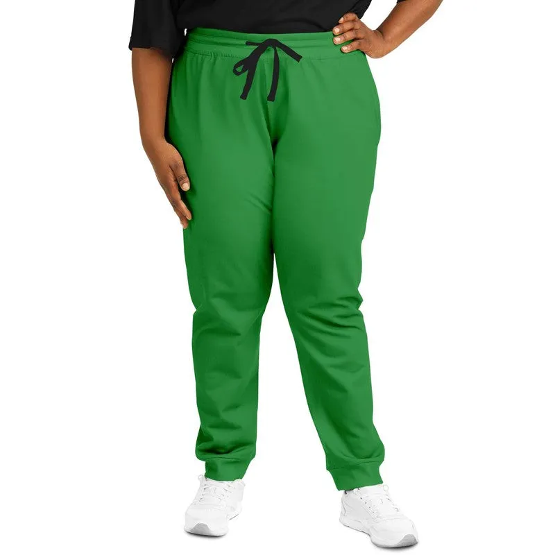 Shaded Green Joggers | Unisex | with PLUS sizes | C75M0Y100K30