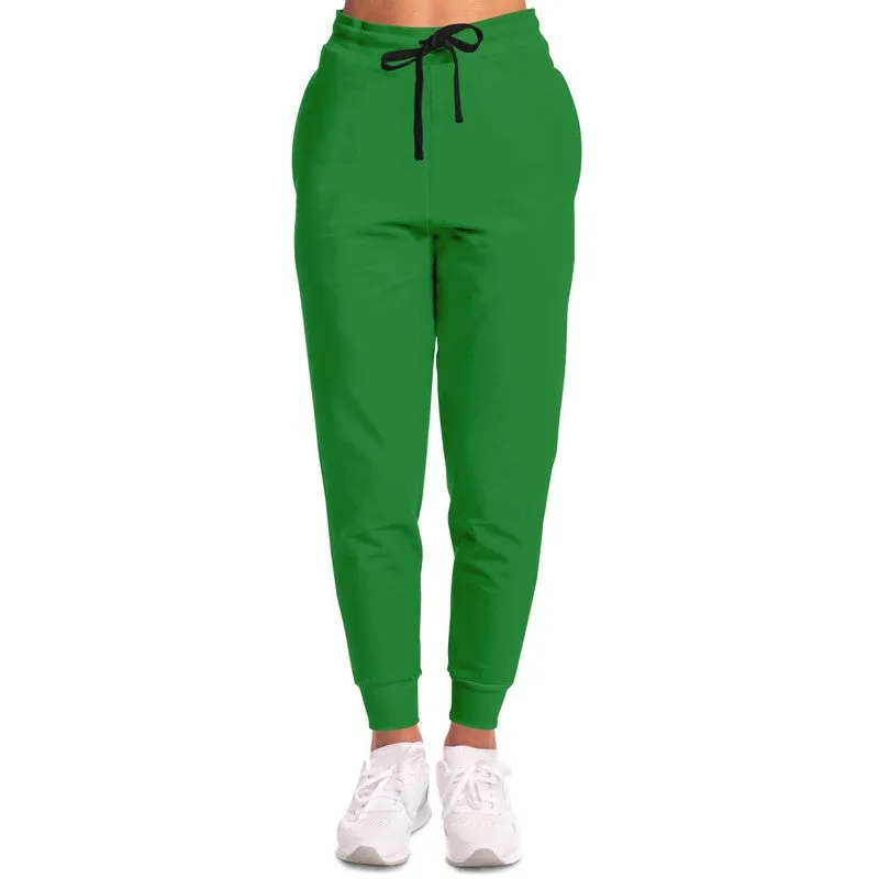 Shaded Green Joggers | Unisex | with PLUS sizes | C75M0Y100K30