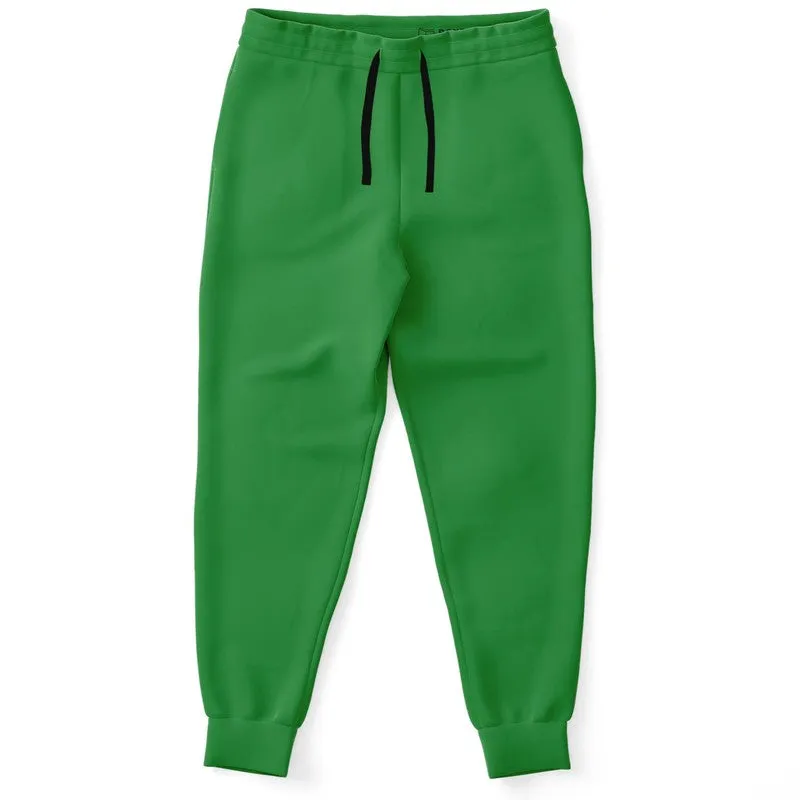 Shaded Green Joggers | Unisex | with PLUS sizes | C75M0Y100K30