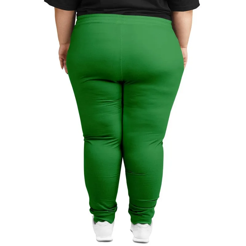 Shaded Green Joggers | Unisex | with PLUS sizes | C75M0Y100K30