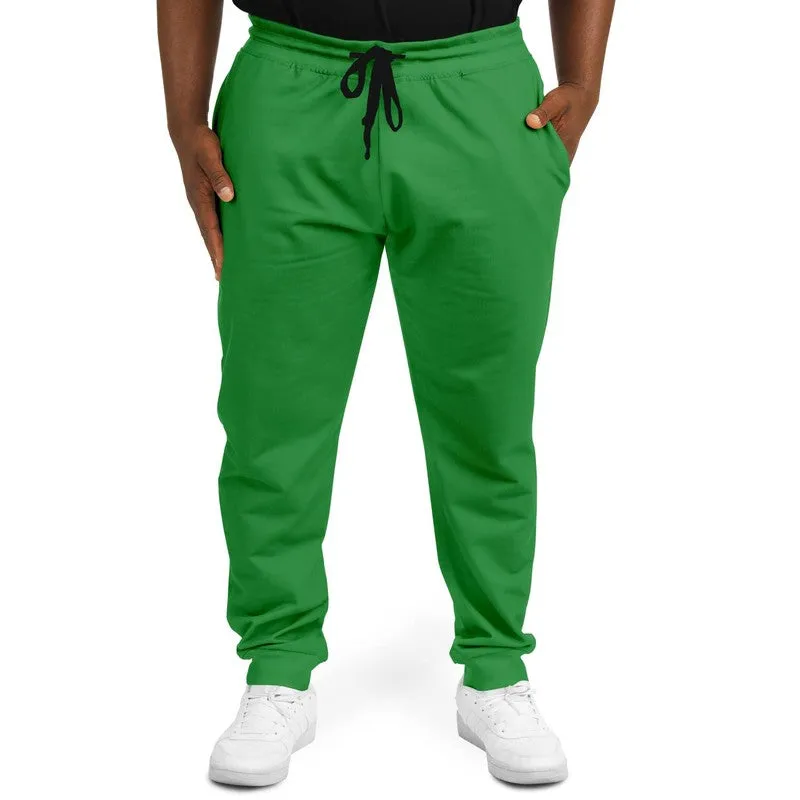 Shaded Green Joggers | Unisex | with PLUS sizes | C75M0Y100K30