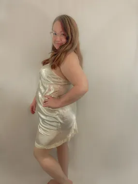 Sheen Queen Satin Slip Gown