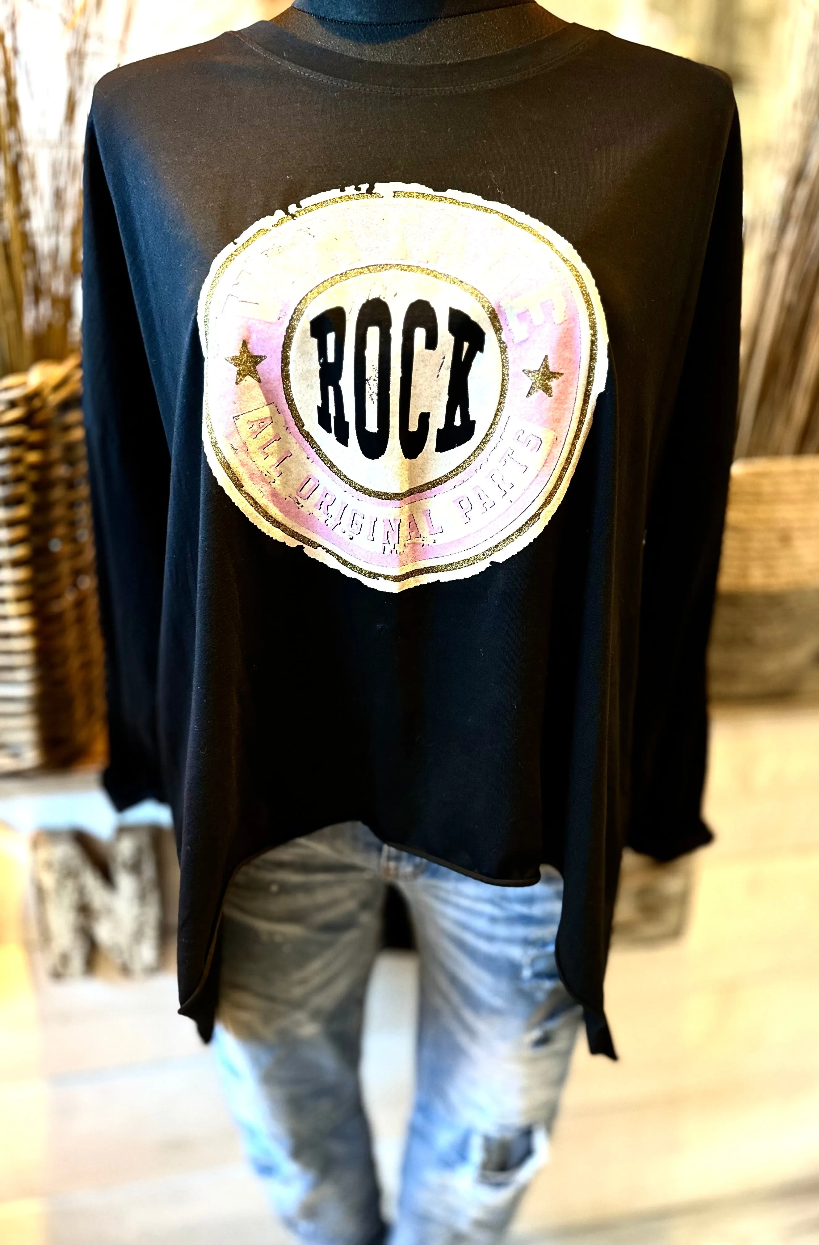Shirt Vintage Rock Druck
