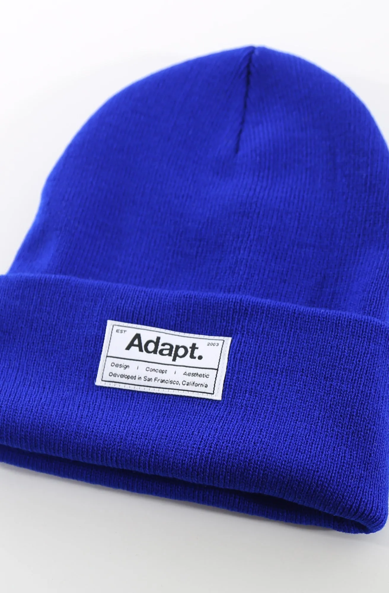 Shivan (Electric Blue Cuff Beanie)