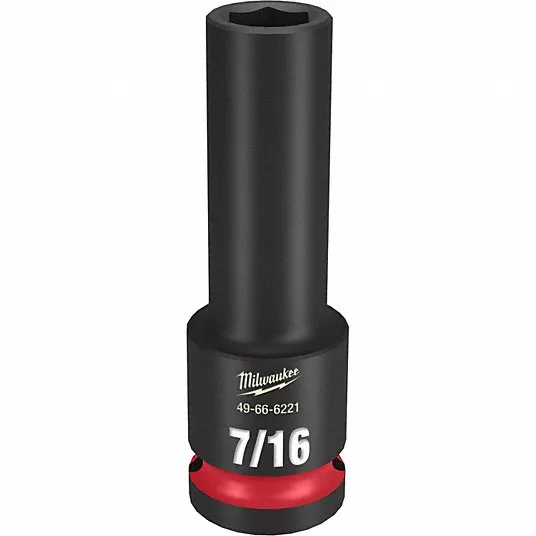 SHOCKWAVE Impact Duty™ 1/2"Drive 7/16" Deep 6 Point Socket - 49-66-6221