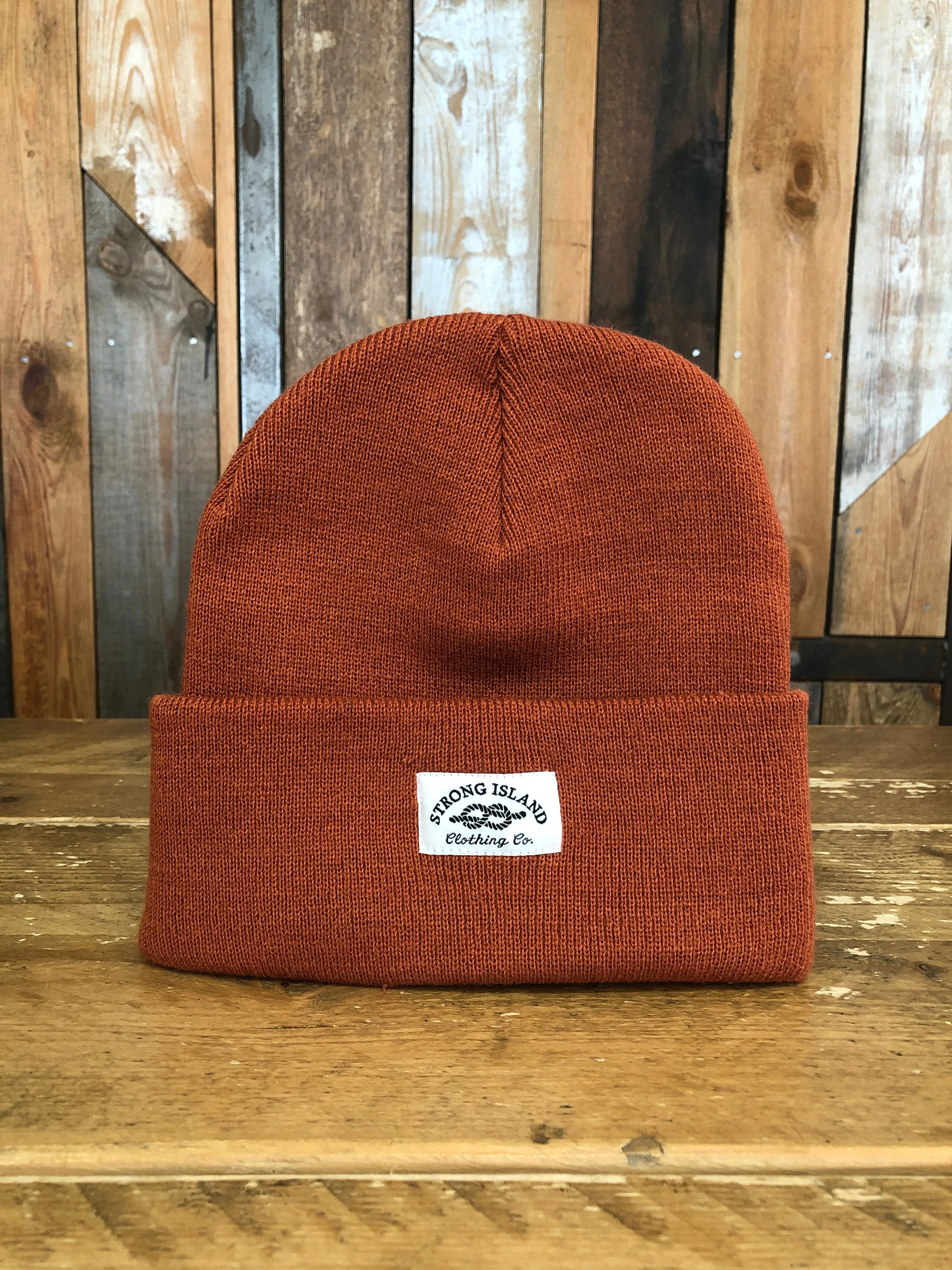 Staple Beanie // Rust