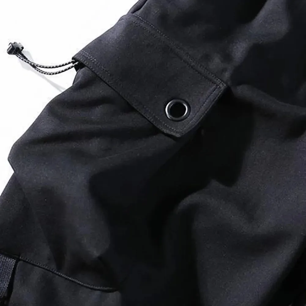 Stealth Mode Cyber Joggers - Loose Harem Pants Men Cargo Trousers Hip Hop  Ankle Length Pant Fashion Streetwear Pocket Sweatpants