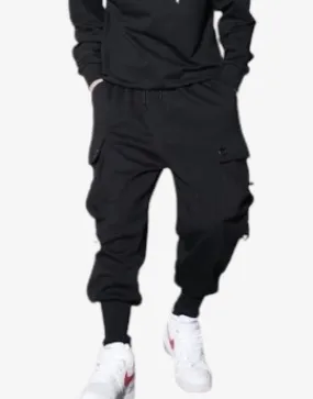Stealth Mode Cyber Joggers - Loose Harem Pants Men Cargo Trousers Hip Hop  Ankle Length Pant Fashion Streetwear Pocket Sweatpants