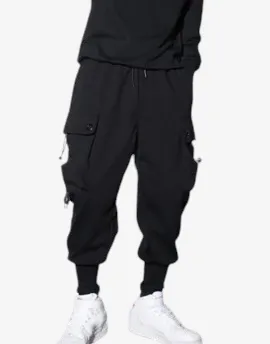 Stealth Mode Cyber Joggers - Loose Harem Pants Men Cargo Trousers Hip Hop  Ankle Length Pant Fashion Streetwear Pocket Sweatpants