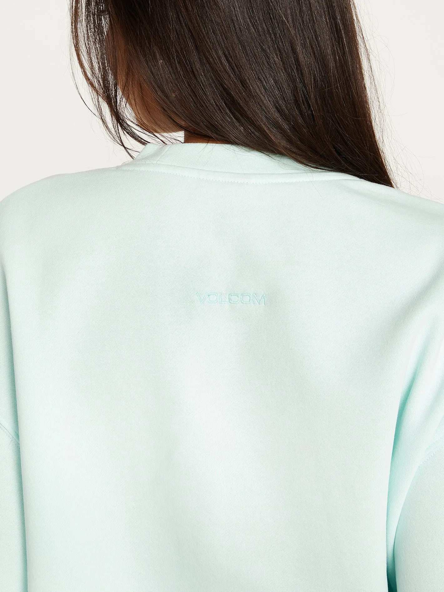 Stone Heart II Crew Sweatshirt - Pale Aqua