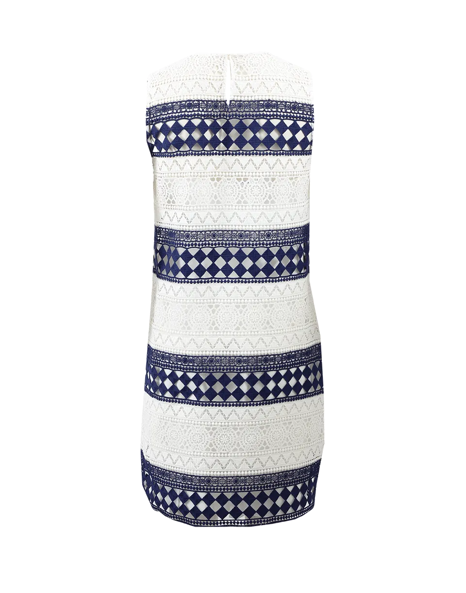 Striped Lace Dress