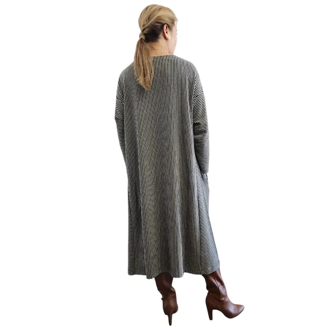 Stripes Dress comfortable cut