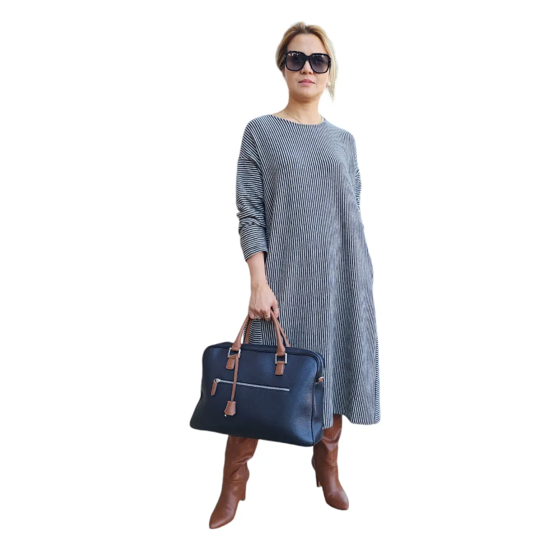Stripes Dress comfortable cut