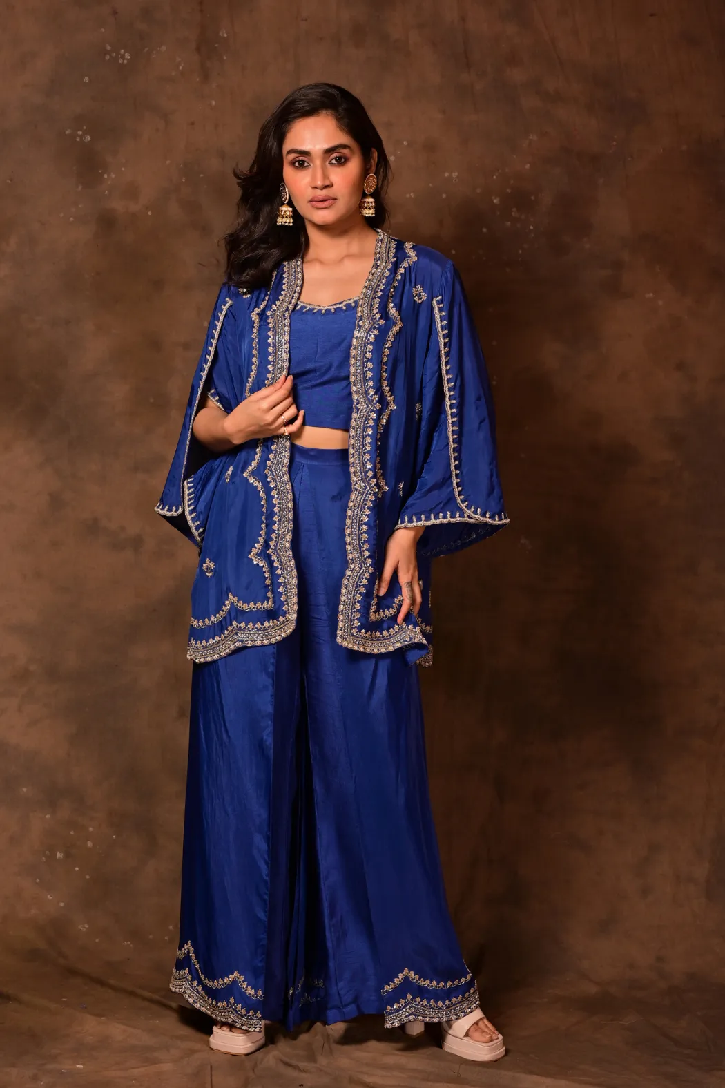 Stunning Inara Cape & Plazzo Set