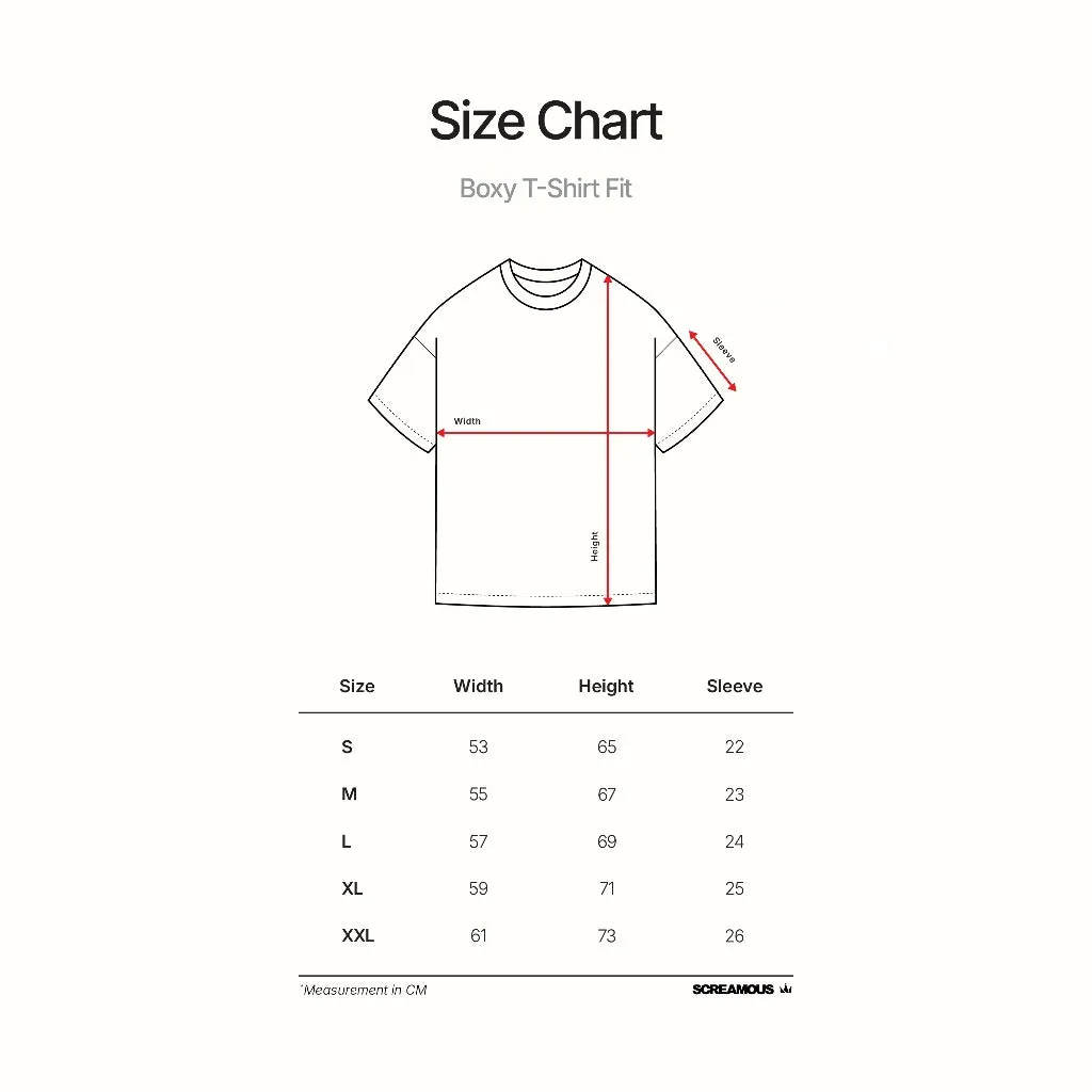 T-Shirt BOXY FIT 16s TYPEFORM and COLLECTIVE SHAPES MUSHROOM BLACK