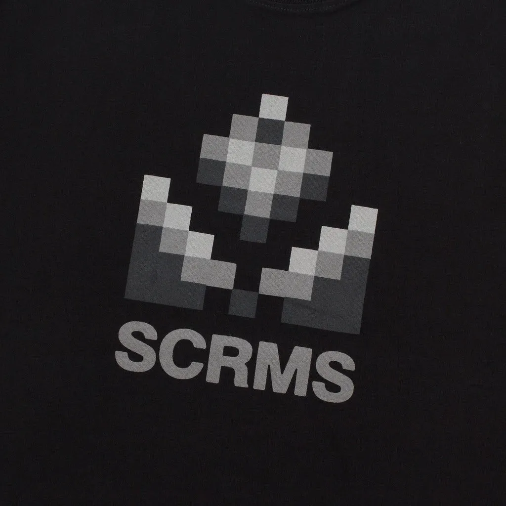 T-Shirt BOXY FIT 16s TYPEFORM and COLLECTIVE SHAPES MUSHROOM BLACK