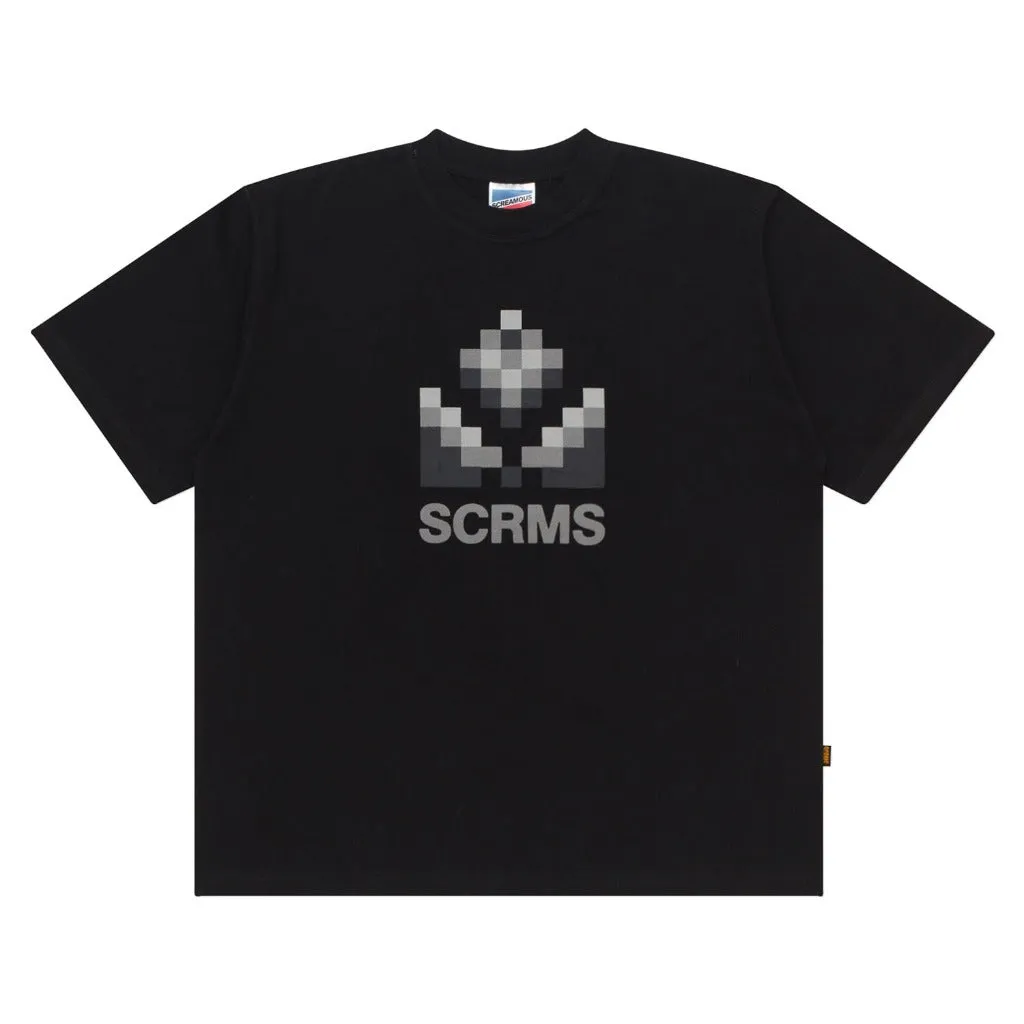 T-Shirt BOXY FIT 16s TYPEFORM and COLLECTIVE SHAPES MUSHROOM BLACK