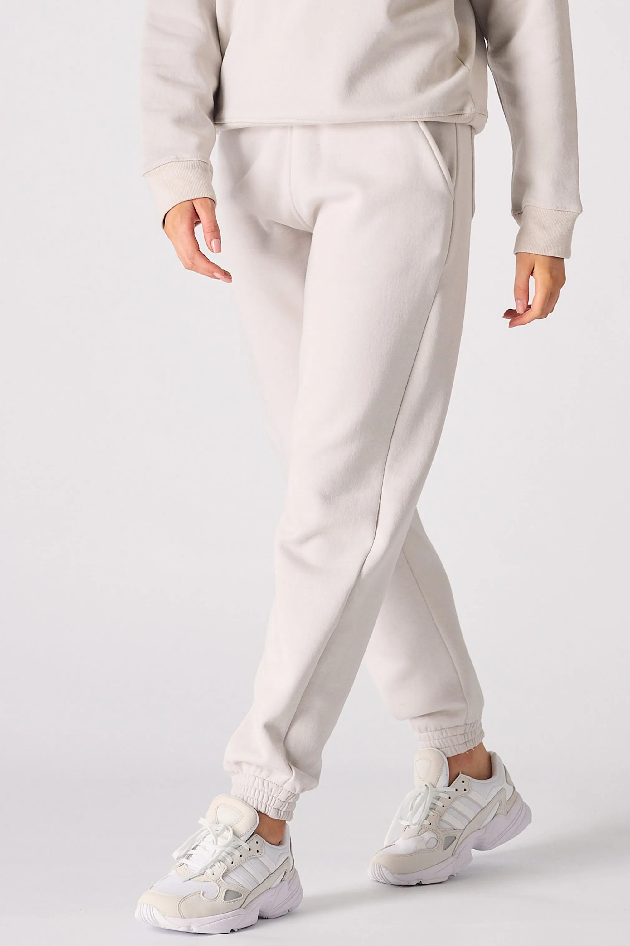 TAPERED JOGGER - STONE