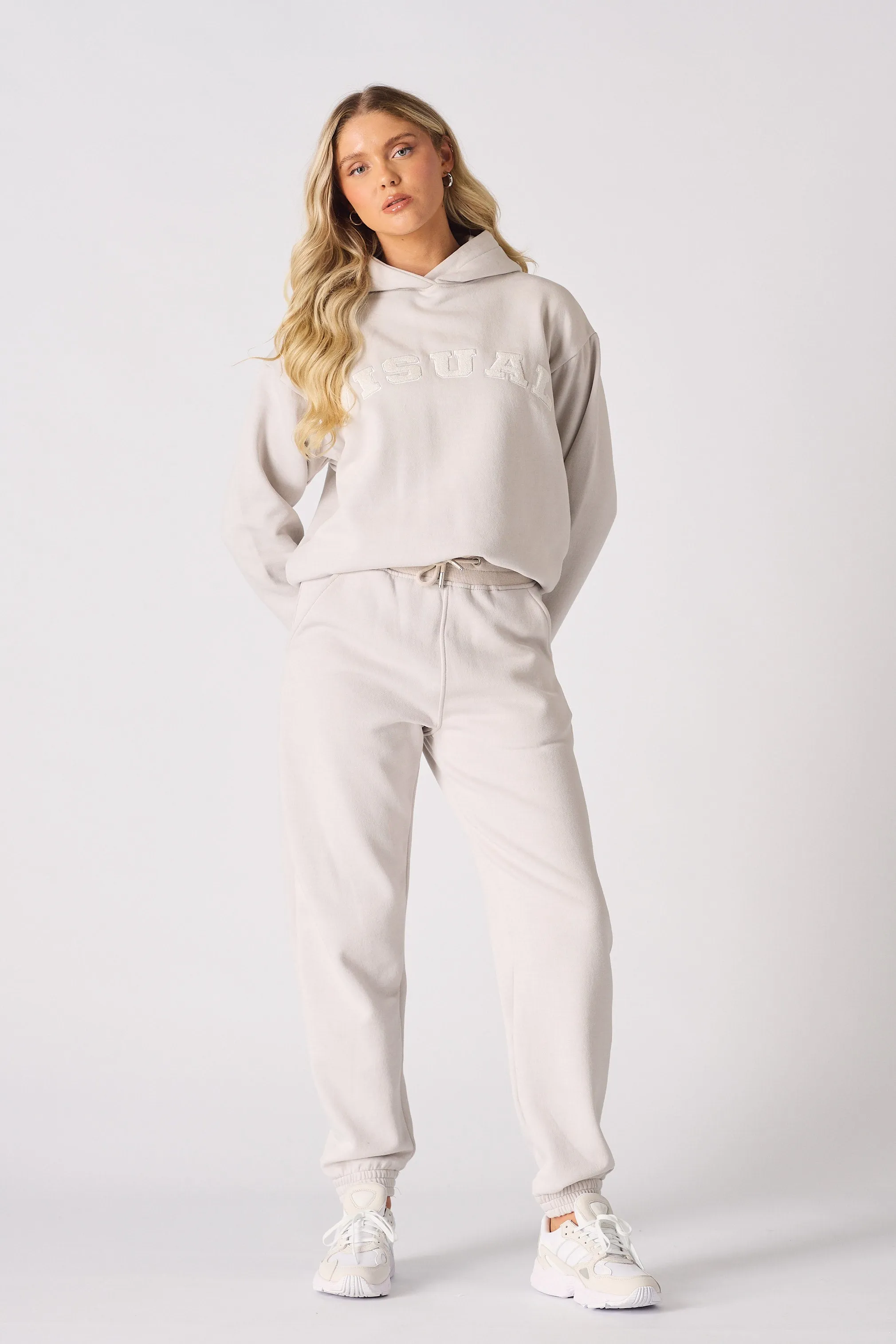 TAPERED JOGGER - STONE