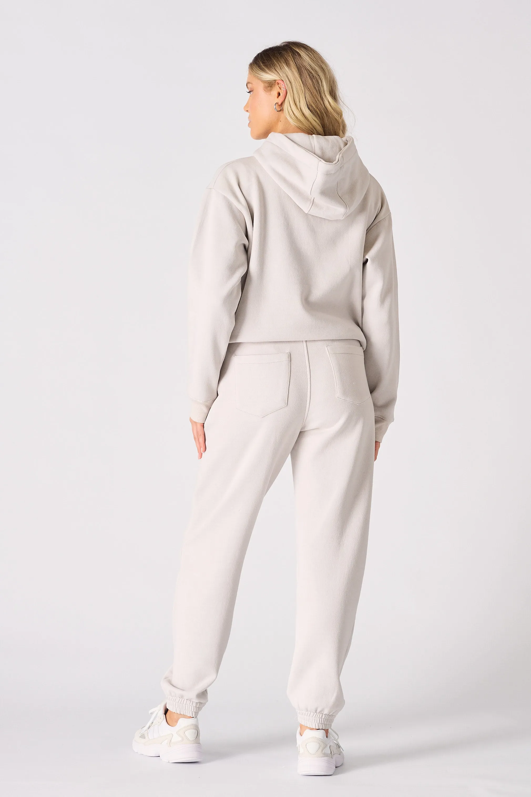TAPERED JOGGER - STONE