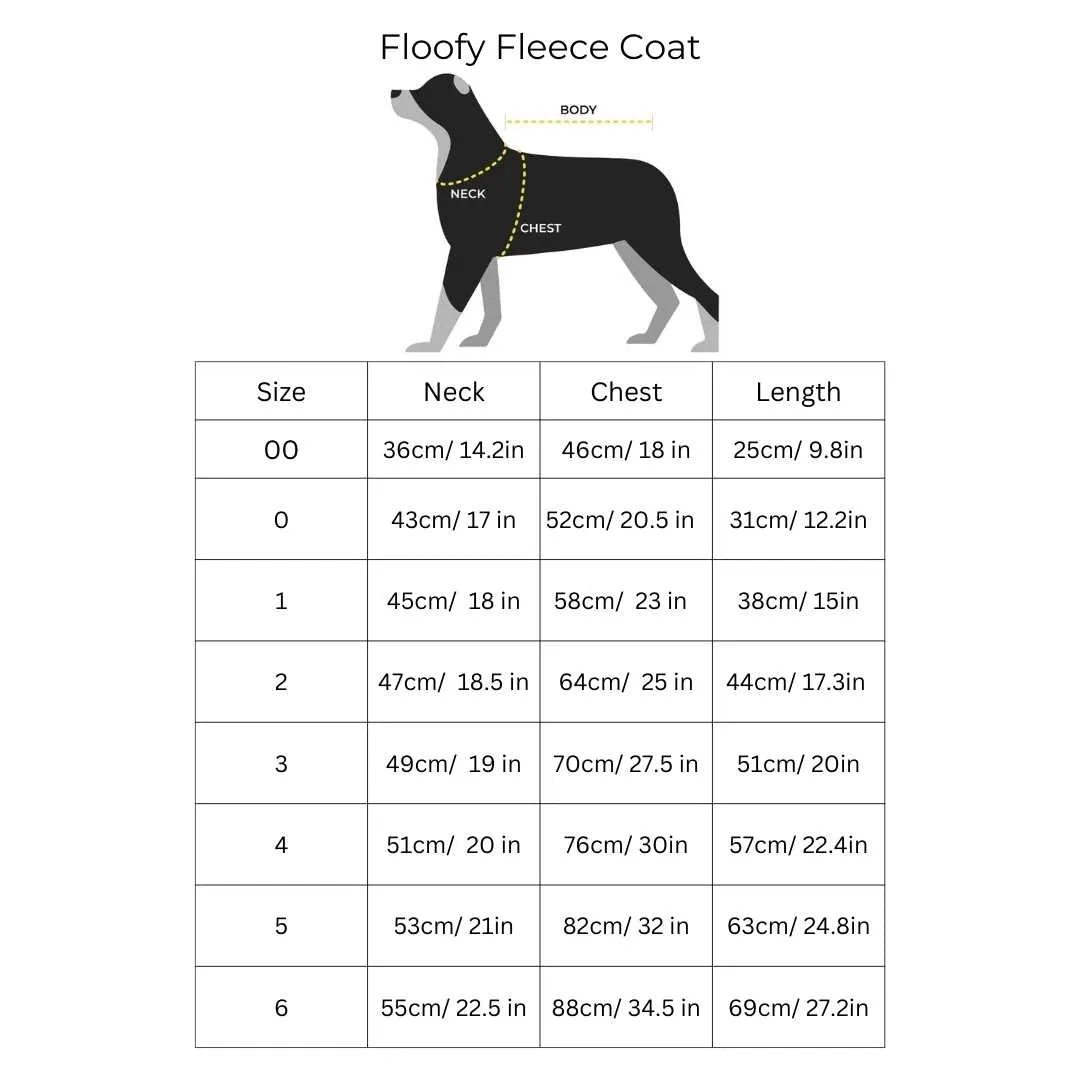 The Floofy Fleece Dog Coat | Green Gingham