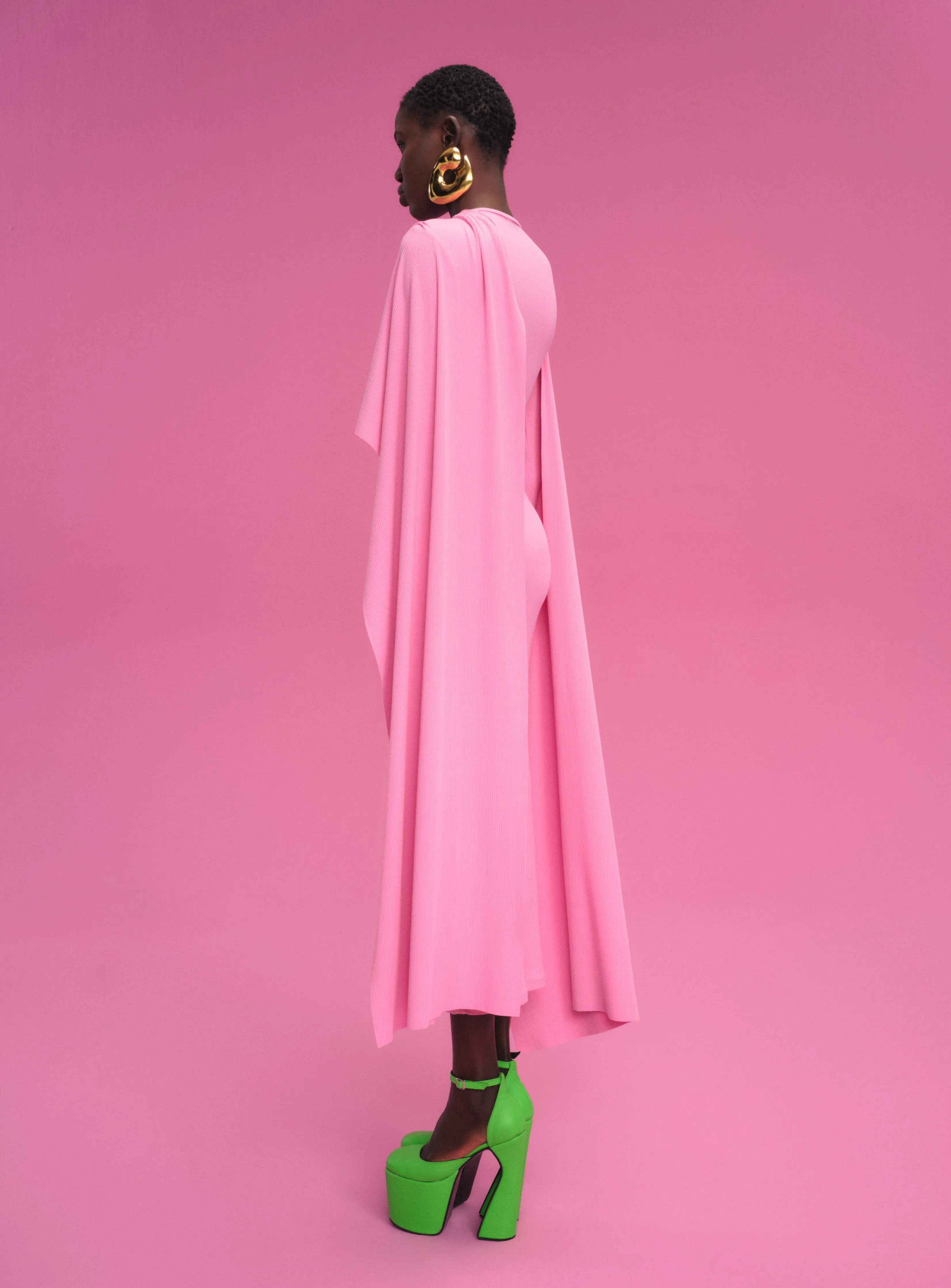 The Tilda Midi Dress in Bubblegum