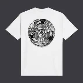 Three Ravens Tee White