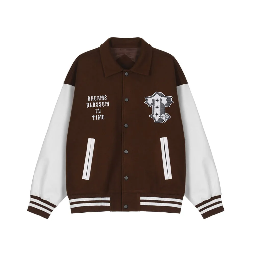Time is Money Varsity Jacket