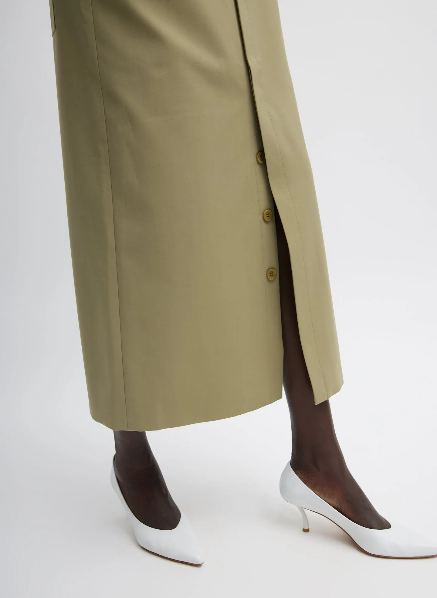 Tropical Wool Convertible Overall Skirt