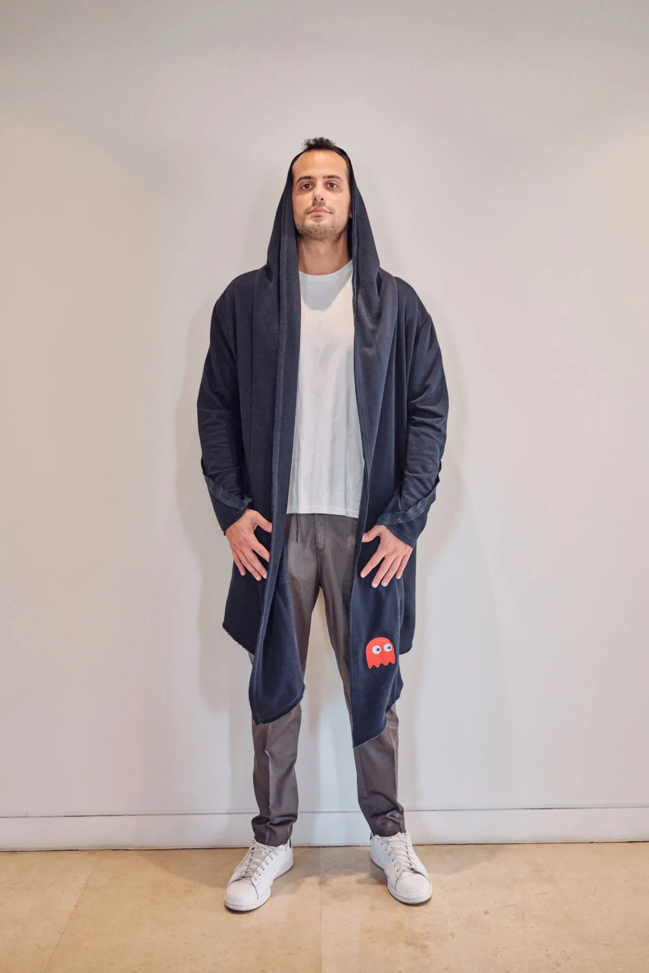 UNISEX NAVY BLUE LONG HOODIE HOD007