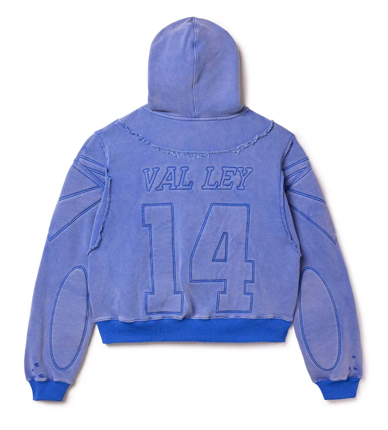 Vale Forever Armor Zip Up Hoodie Blue