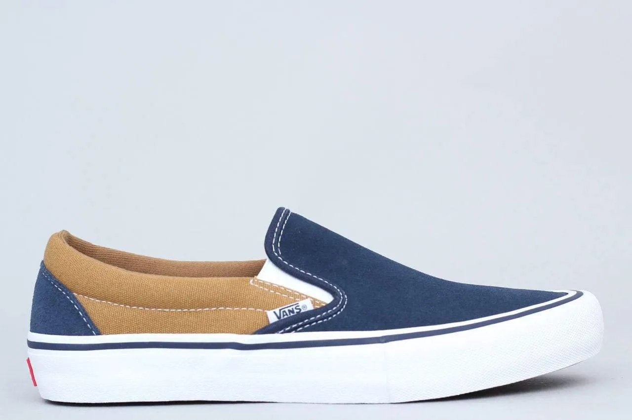 Vans Slip-On Pro Shoes Dress Blues / Medal Bronze