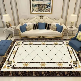 Versailles Palace Style Luxury Non-Slip  Rug Carpet