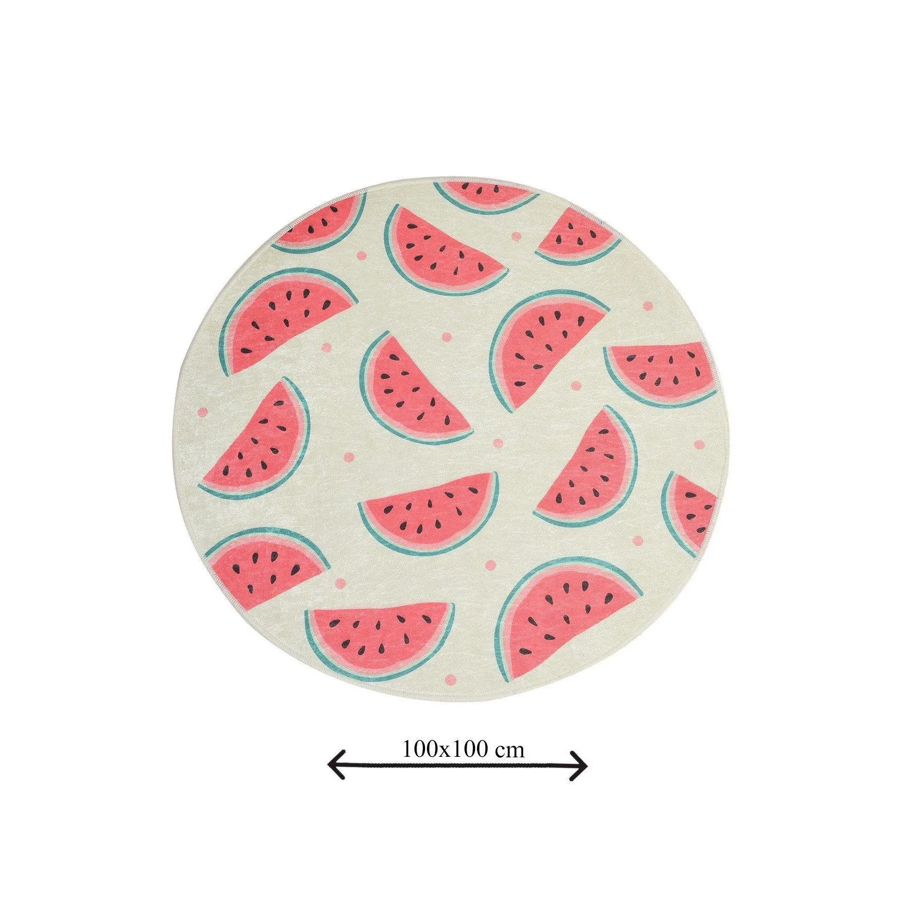 Watermellon DJT Wood  Bath Mat