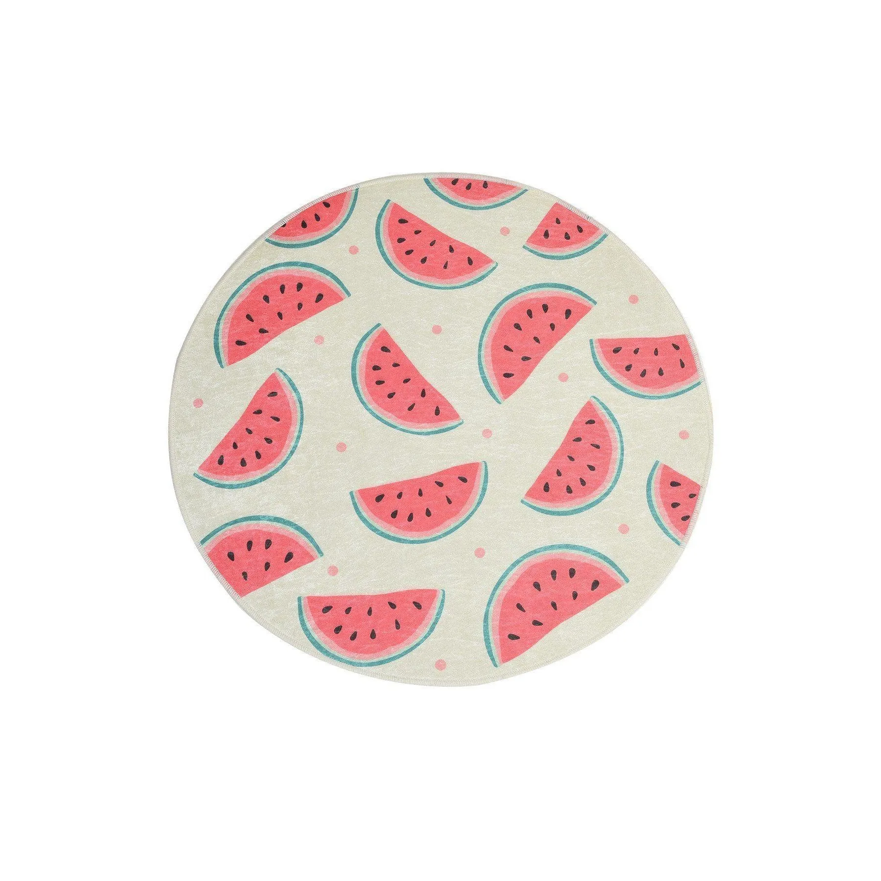 Watermellon DJT Wood  Bath Mat