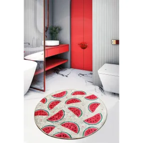 Watermellon DJT Wood  Bath Mat