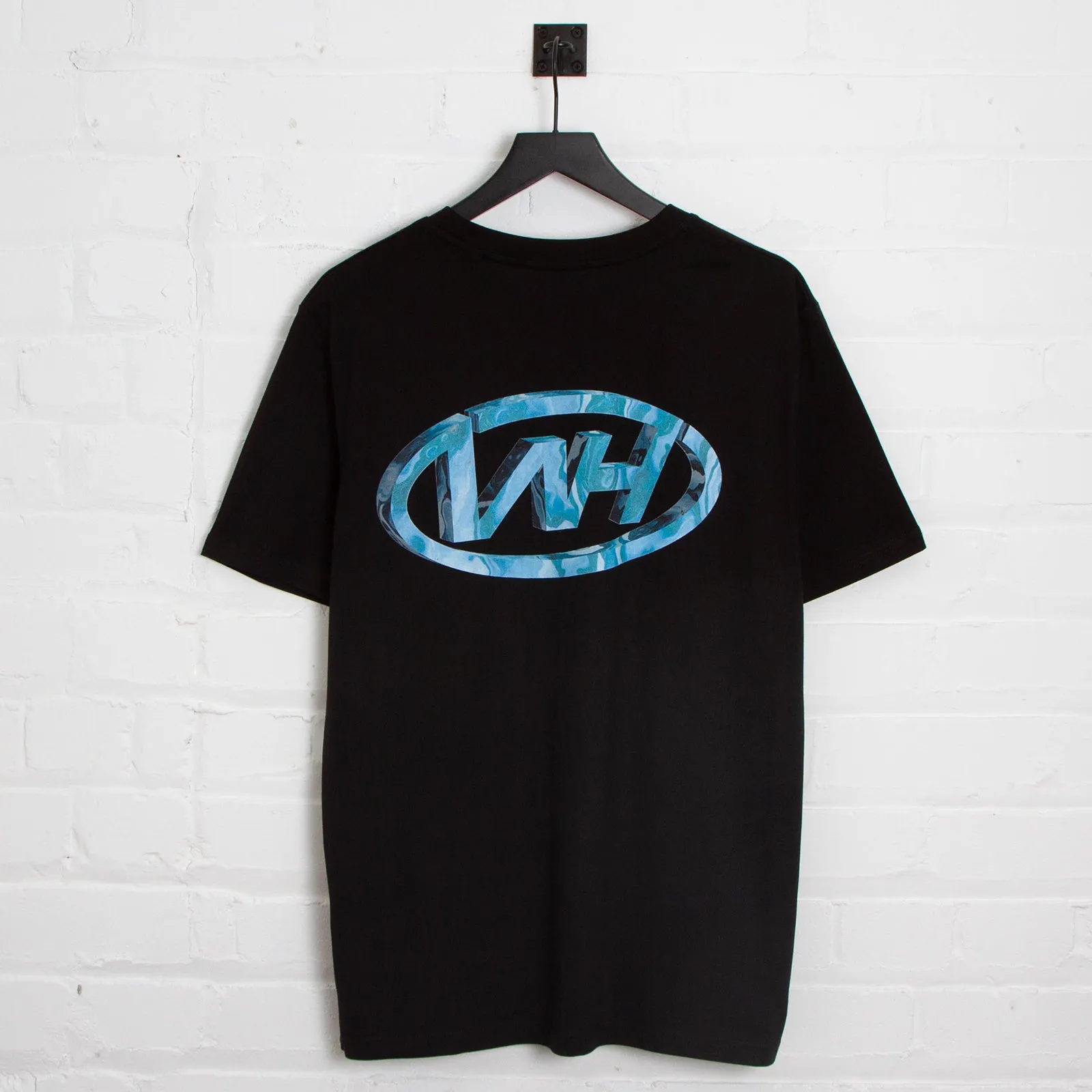 WH Crew Sky Back Print - Tshirt - Black