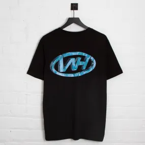WH Crew Sky Back Print - Tshirt - Black