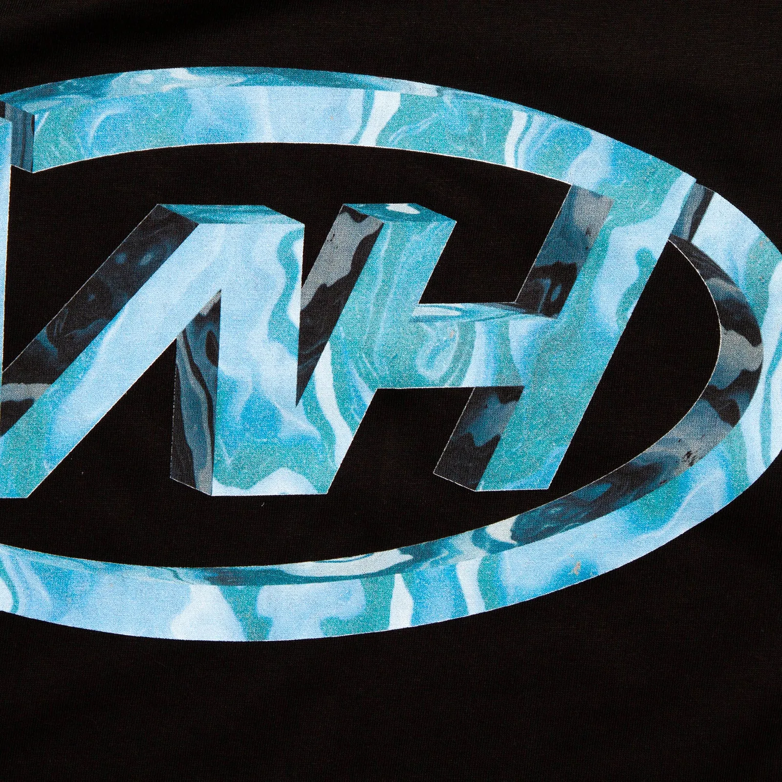 WH Crew Sky Back Print - Tshirt - Black