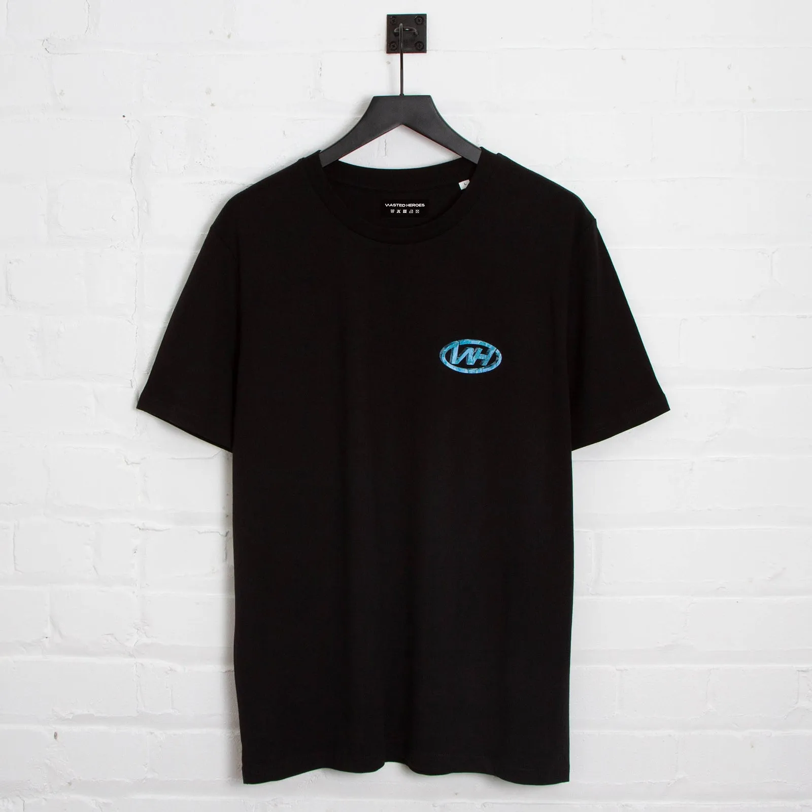 WH Crew Sky Back Print - Tshirt - Black