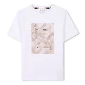 White "B" Logo T-Shirt