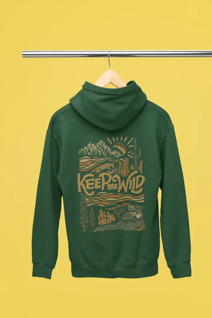 Wild Spirit Olive Green Hoodie