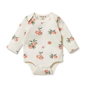 Wilson & Frenchy - So Peachy Organic Envelope Bodysuit