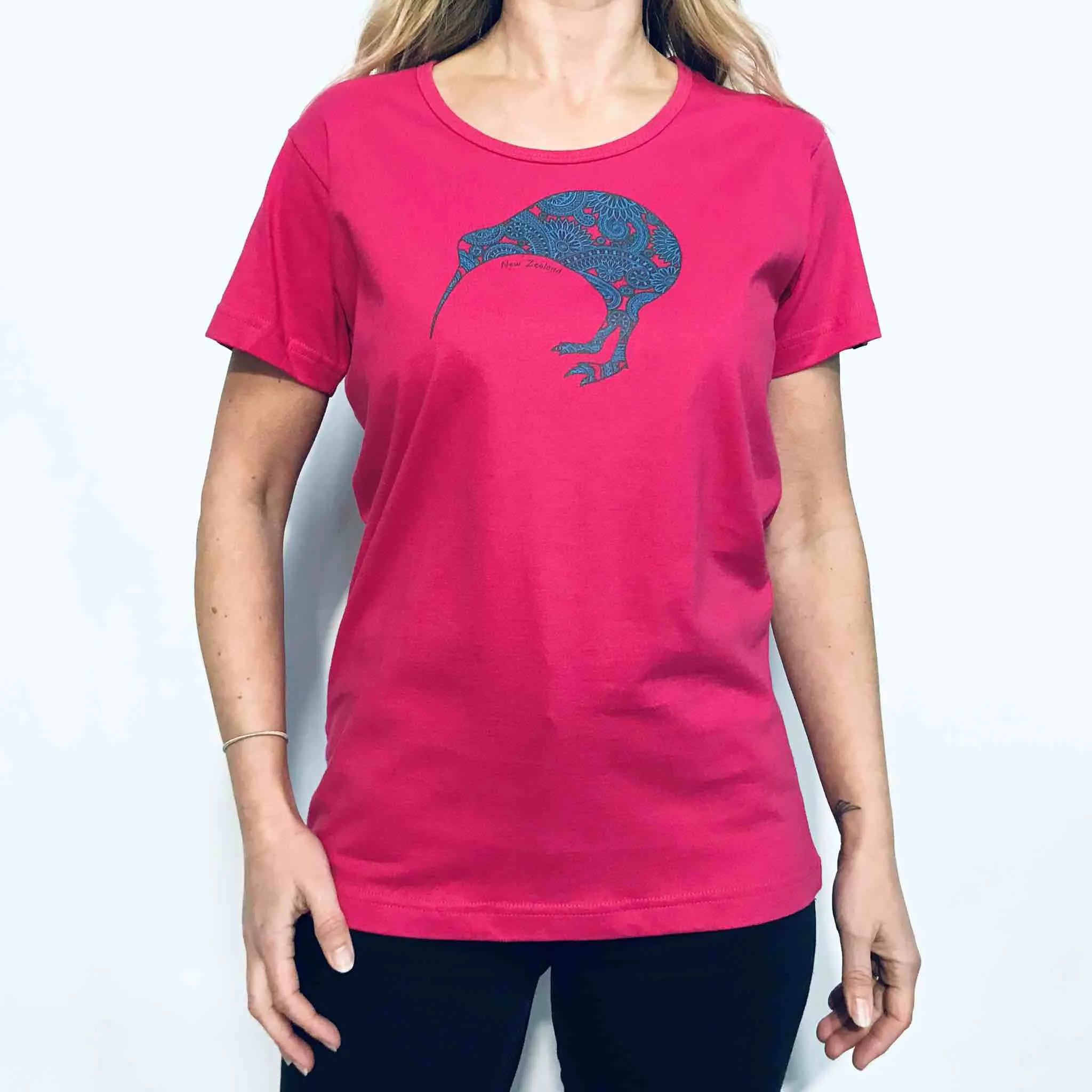 Womens New Zealand T Shirt - Kiwi