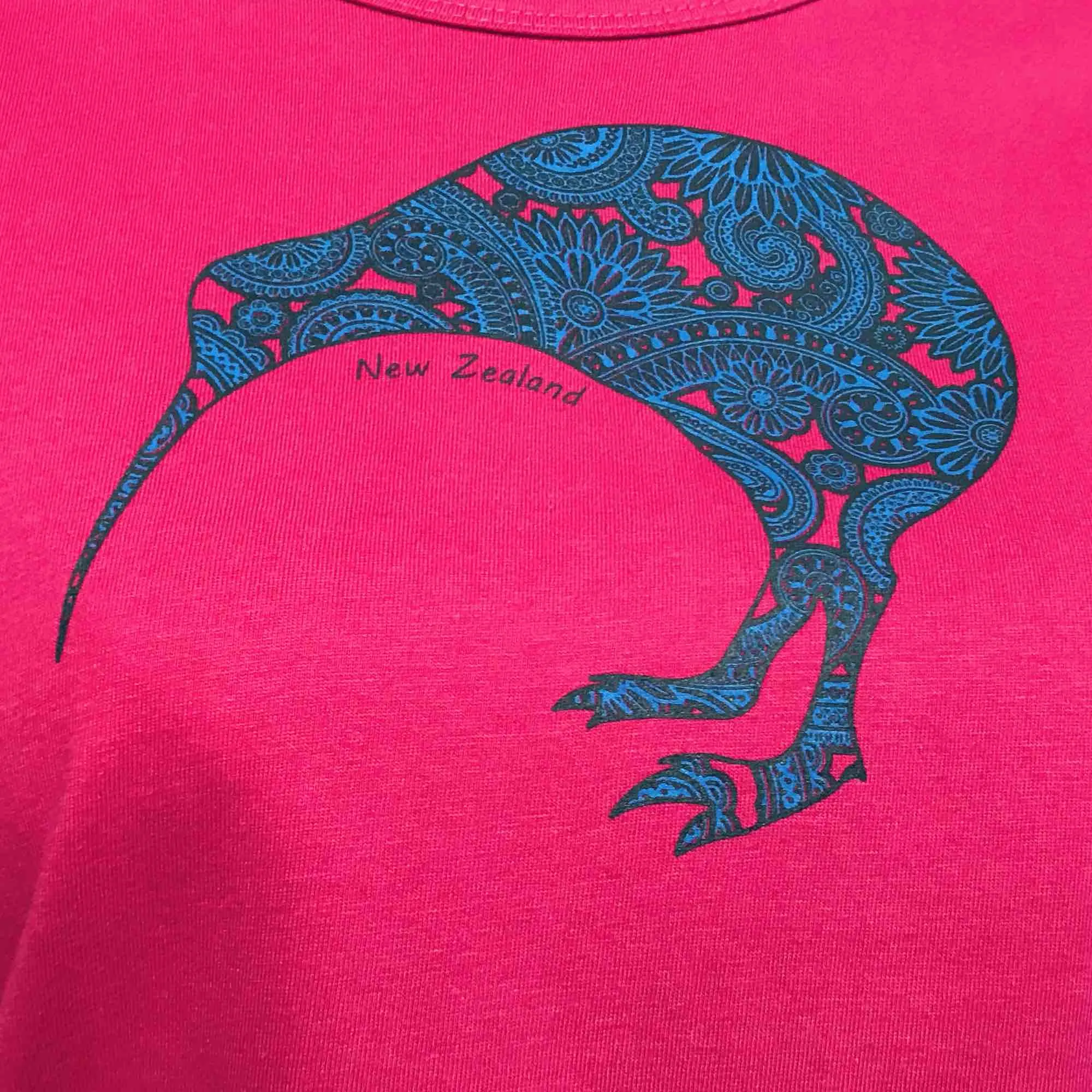 Womens New Zealand T Shirt - Kiwi