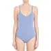 Womens-V Neck Ribbed Cami Spaghetti Strap Body Suit