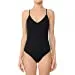 Womens-V Neck Ribbed Cami Spaghetti Strap Body Suit